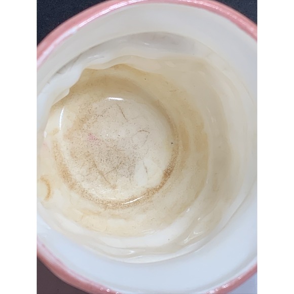 Toby Novelty Ceramic Pitcher + Mug Set Character Face Soldier Quirky 2 Pcs VTG - Picture 8 of 12